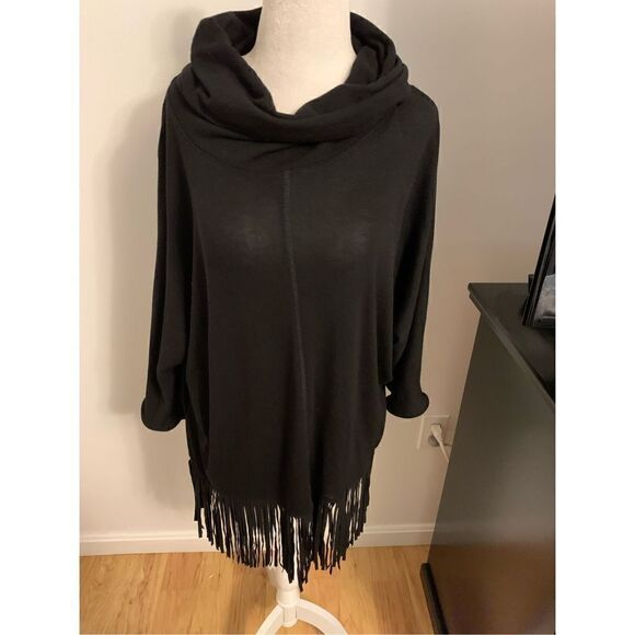 Terre bleue Black large shirt/coverup - Picture 1 of 4